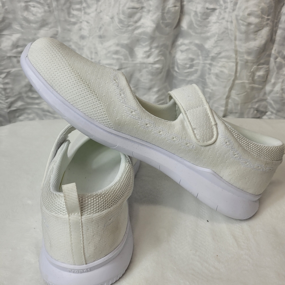 NIB Propét Women's Travel bound Mary Jane Flat Size 12 M (B) Off White - Picture 5 of 11